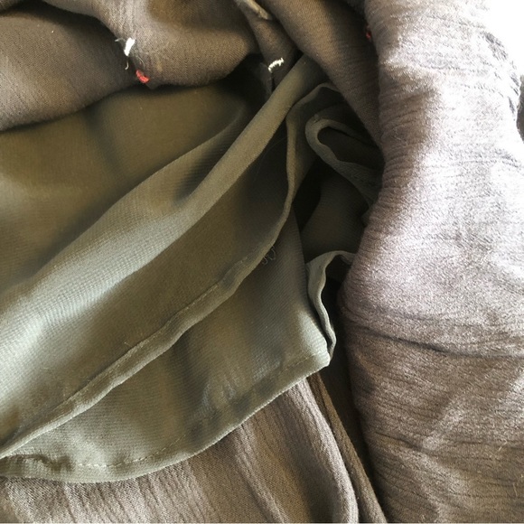 ANTHROPOLOGIE Ranna Gill Fiona Black Maxi Dress Red Floral Embroidery Ruffle Hem - Picture 14 of 15